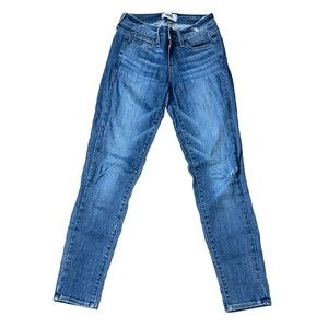 Paige Womens Jeans 24 Verdugo Ankle Skinny Medium Wash Low Rise Blue Denim Pants